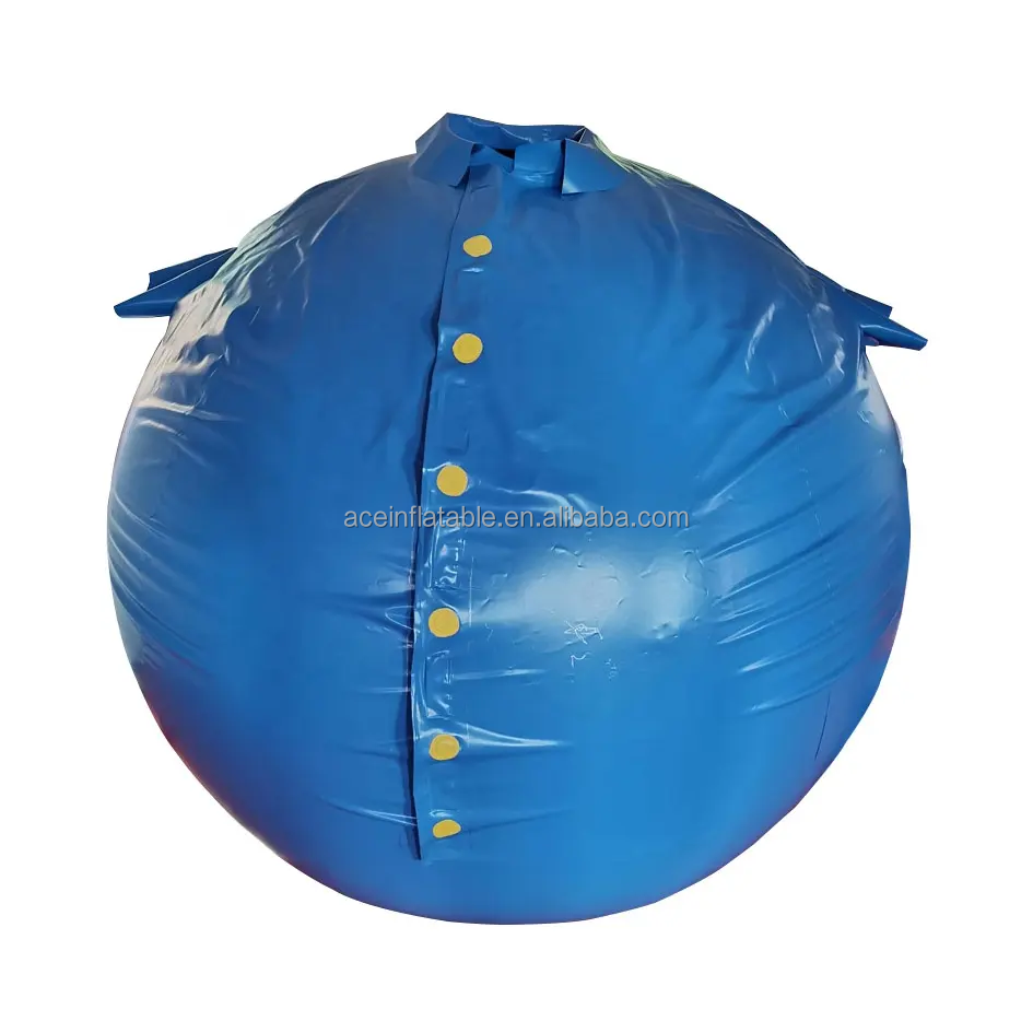 customized inflatable double layer pvc suit Inflatable Ball Game Suit blueberry inflation suit