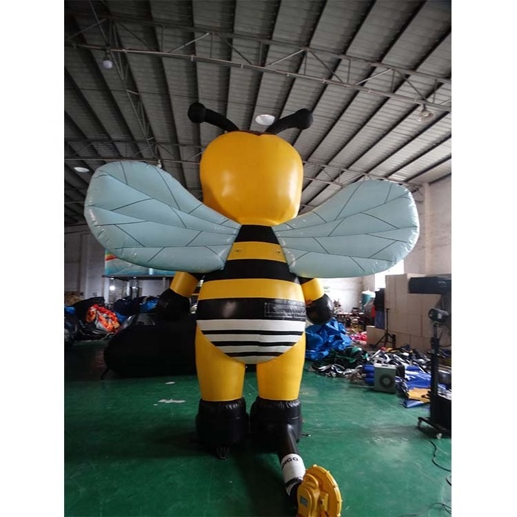 customized  Funny large inflatable bee cartoon toys for advertising