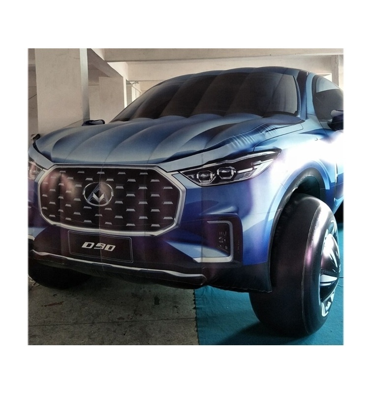 Outdoor Decorative Giant Customized Vivid Inflatable Car Model for Car shop Advertising