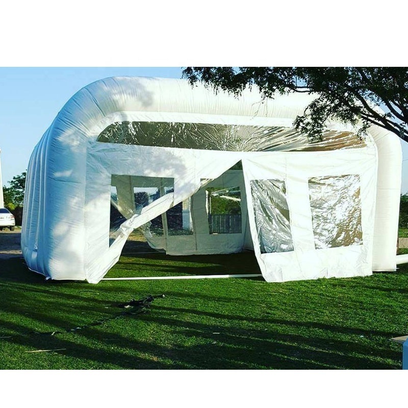 commercial white inflatable wedding garage tent for event courtyard inflatable tunnel tent carpa inflable