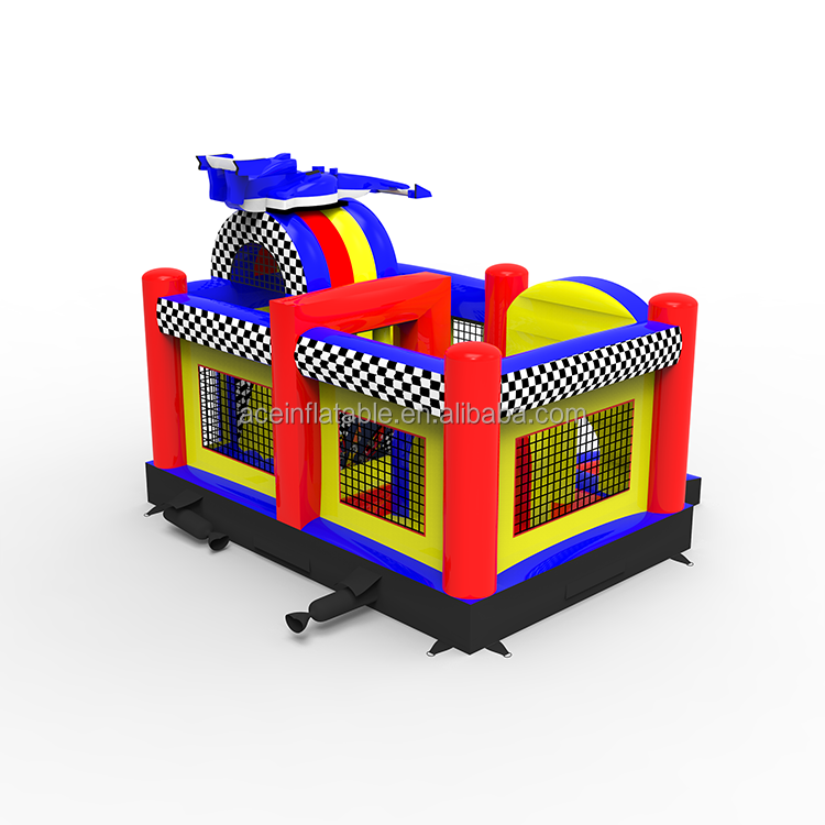 car racing Inflatable bounce House Bouncer For Kids Party Jump And Slide Combo Outdoor Bouncy jumping Castle