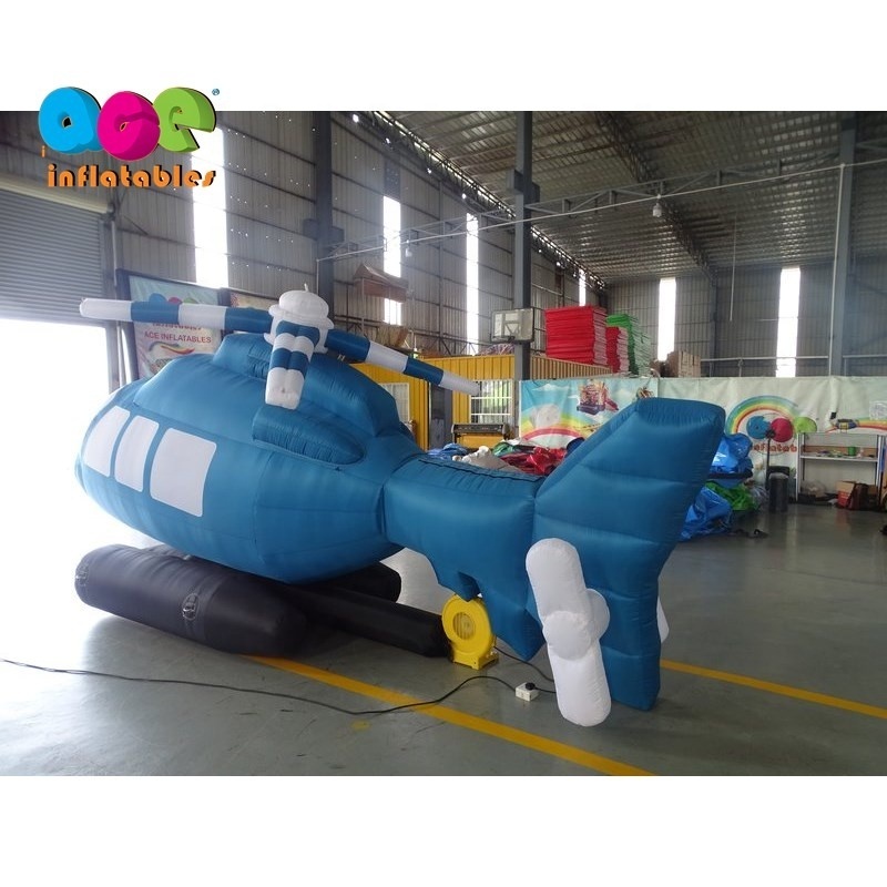 Customized Giant inflatable airplane model advertising Inflatable helicopter balloon planes helicopters aircraft aeroplane