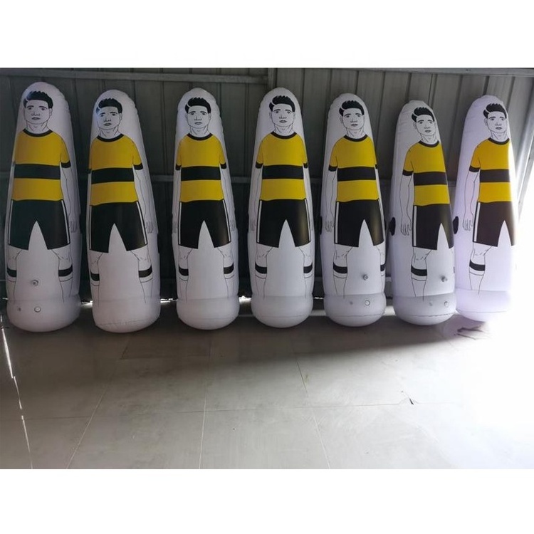 1.8m PVC Inflatable Soccer Training Mannequins Football Sport Keeper Dummy for sale inflatable mannequin