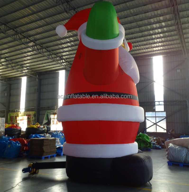 Xmas advertising muneco inflable de navidad decorations inflatable holiday Christmas inflatable Santa Claus model balloon