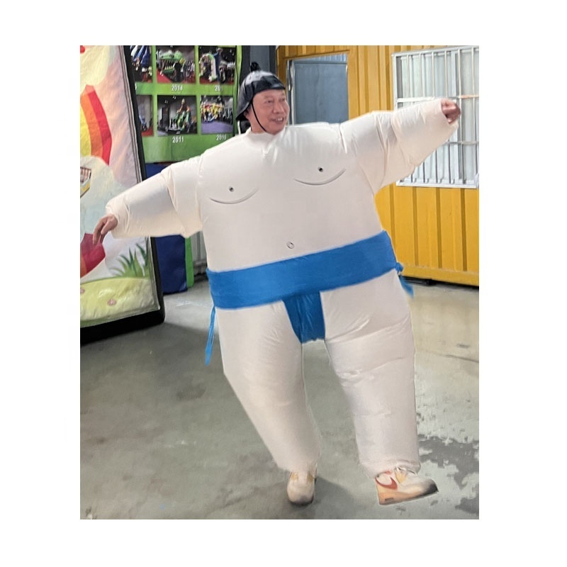 Hot Sale Inflatable Mascot Costume for Party Inflatable Sumo Suits Polyester Unisex Sewing Repair Kits, Package Bag for Adults