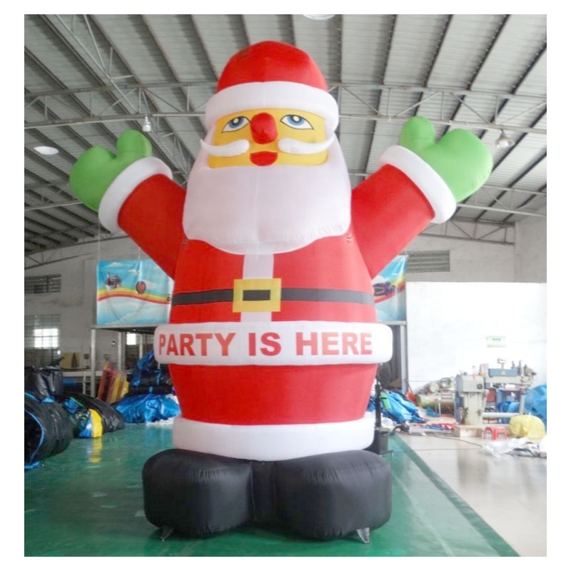 20ft giant Christmas inflatable Santa Claus for Xmas advertising inflables de navidad