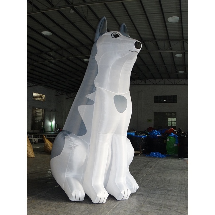 Customized giant inflatable wolf hongyi cartoon toy for advertising event