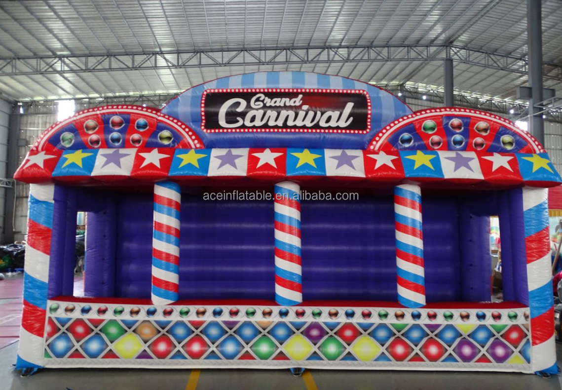 inflatable carnival shop store tent Treat Shop Inflatable Concession Stand exhibition carnival games booth portable