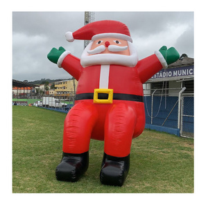 Christmas Xmas advertising inflable navidad decorations holiday globos gigantes inflatable Santa Claus papai noel inflavel