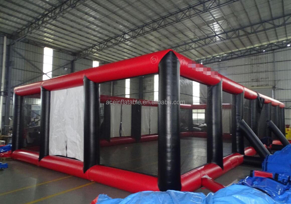 commercial customized Giant adult Outdoor sport game dodge ball sport fences Inflatable Dodgeball Arena