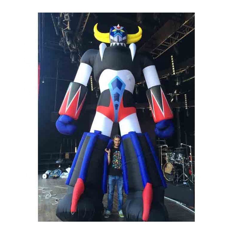 large customized inflatable Robot Statue character model events mascot inflatable grendizer balloon