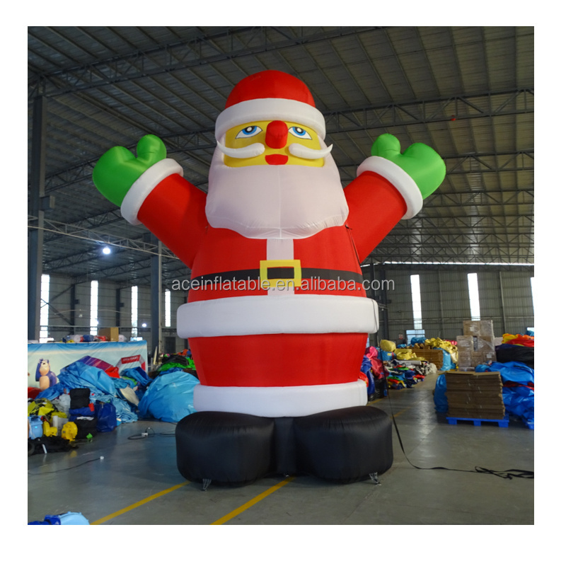 Xmas advertising muneco inflable de navidad decorations inflatable holiday Christmas inflatable Santa Claus model balloon