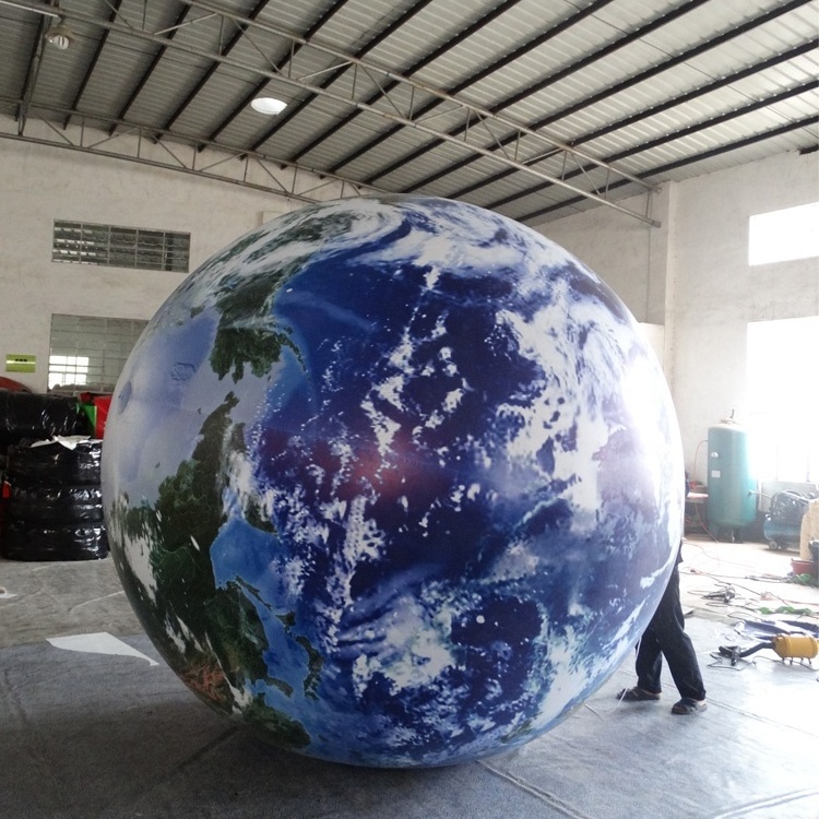 customized event decoration inflatable world globe inflatable planets decor ball giant Inflatable Earth Globe balloon