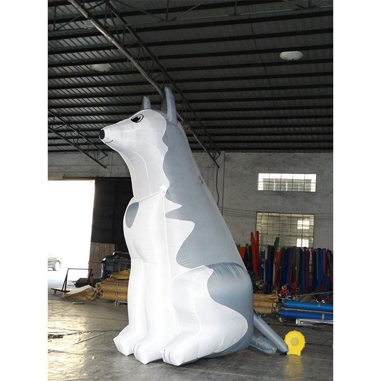 inflatable husky dog model balloon for Christmas decoration event