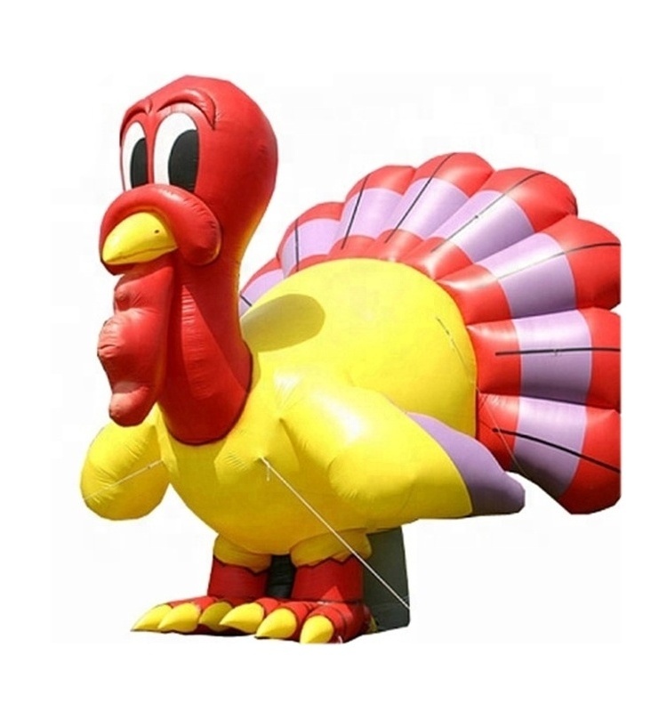 customized giant inflatable turkey cartoon balloon for Thanksgiving decoration