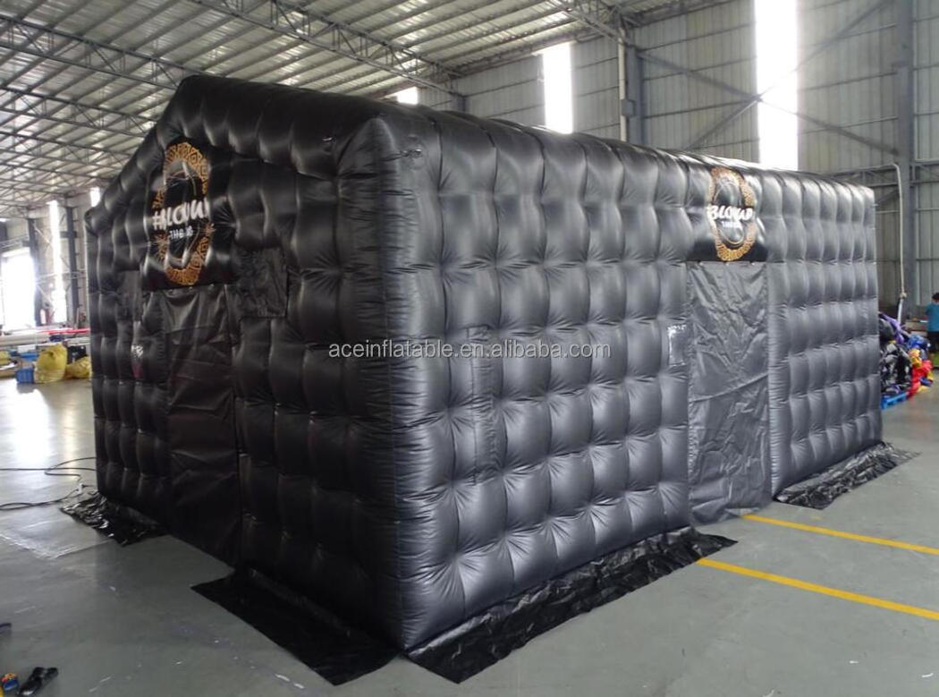 inflatable club cube tent blow up night club party house inflatable nightclub with lights 5x7m inflatable party tent