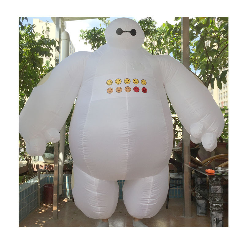 Halloween Inflatable Big Hero Moving Cartoon Cosplay Costume Adult Mascot Inflatable Baymax