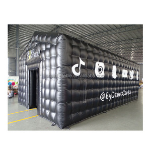 inflatable club cube tent blow up night club party house inflatable nightclub with lights 5x7m inflatable party tent