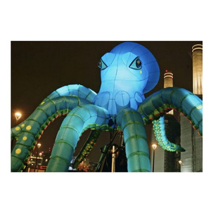 customized music festival stage decoration giant inflatable tentacle giant inflatable octopus with led light