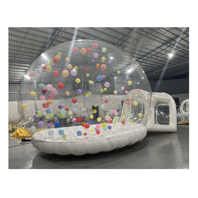 transparent Lodge Party Rental room inflatable clear domes kids  tebt bouncy tent inflatable balloon dome bubble bounce house