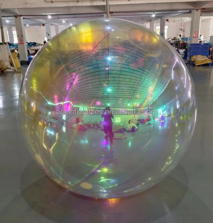 large event decoration pvc floating balloon esferas inflables gigantes de navidad globos de pvc gigantes inflatable mirror ball