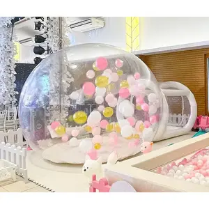 Kids Party Balloons Fun House Giant Clear Inflatable Crystal Igloo Dome Bubble Tent Transparent Inflatable Bubble House