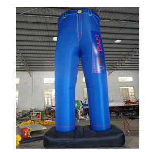 Clothes shop advertising 4 meters tall latex inflatable pvc pants for sale