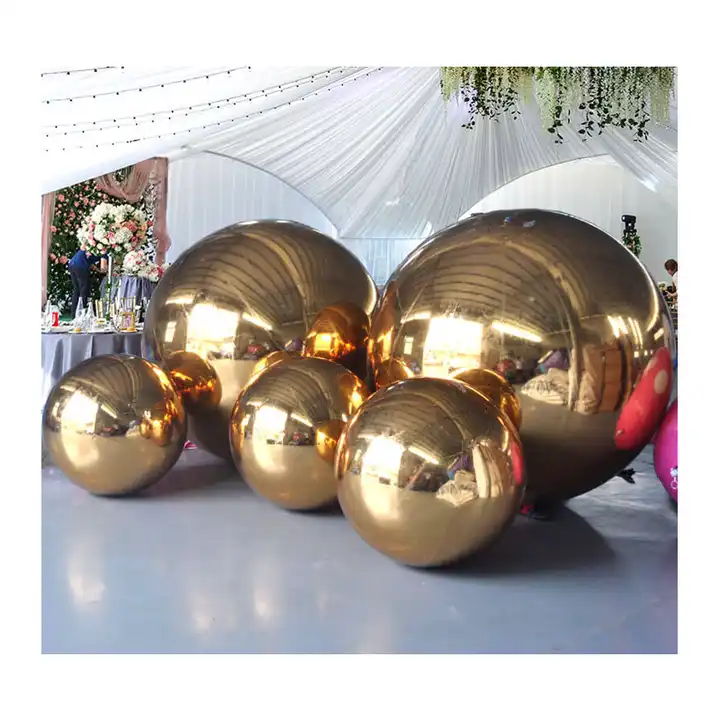 large event decoration pvc floating balloon esferas inflables gigantes de navidad globos de pvc gigantes inflatable mirror ball