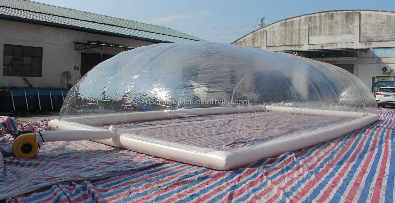 Customized Pool Cover Transparent Air Inflatable Swimming Pool Dome