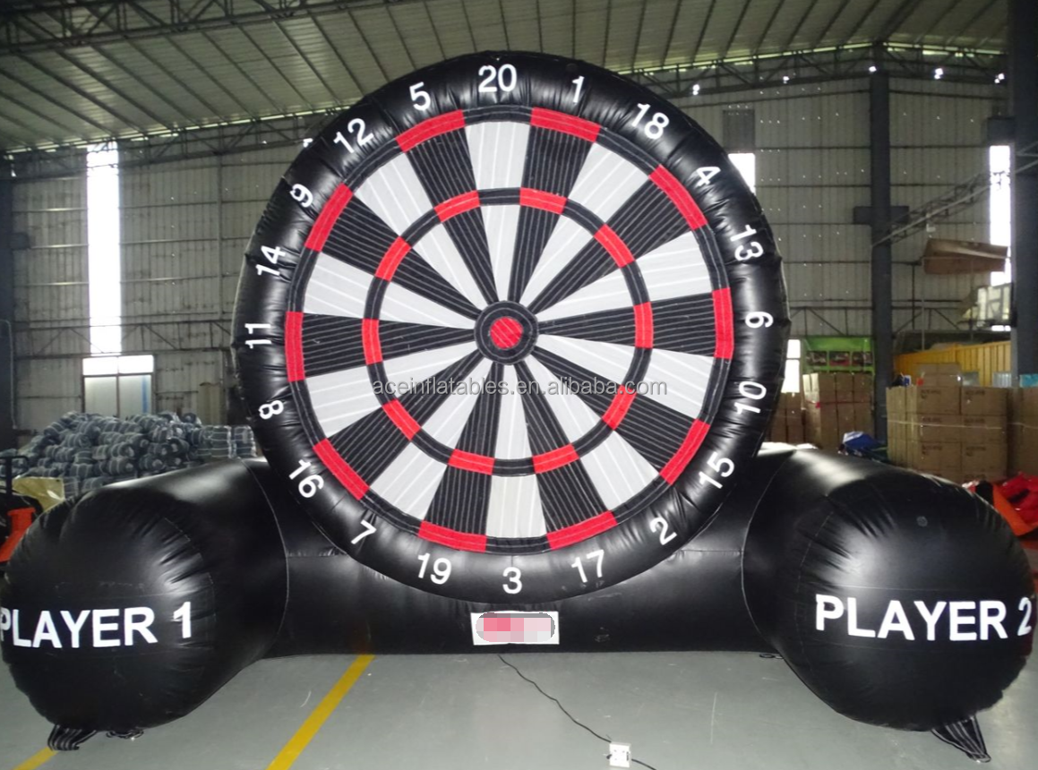 Outdoor 4m tall inflatable football kick target game Inflatable Football Darts Inflatable Soccer Dart Board