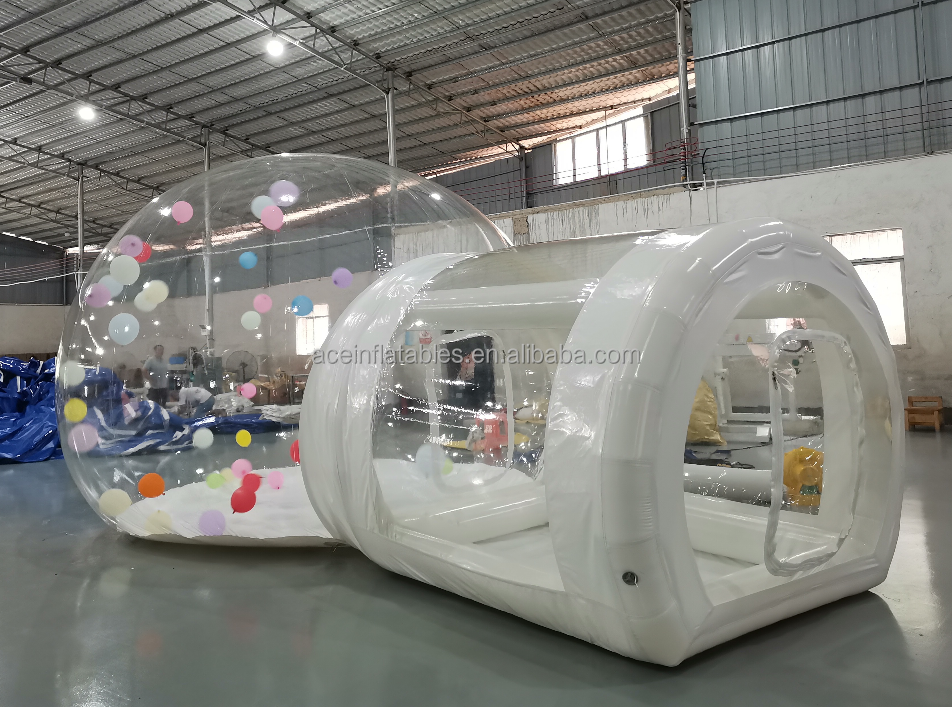 Kids Party Balloons Fun House Giant Clear Inflatable Crystal Igloo Dome Bubble Tent Transparent Inflatable Bubble House