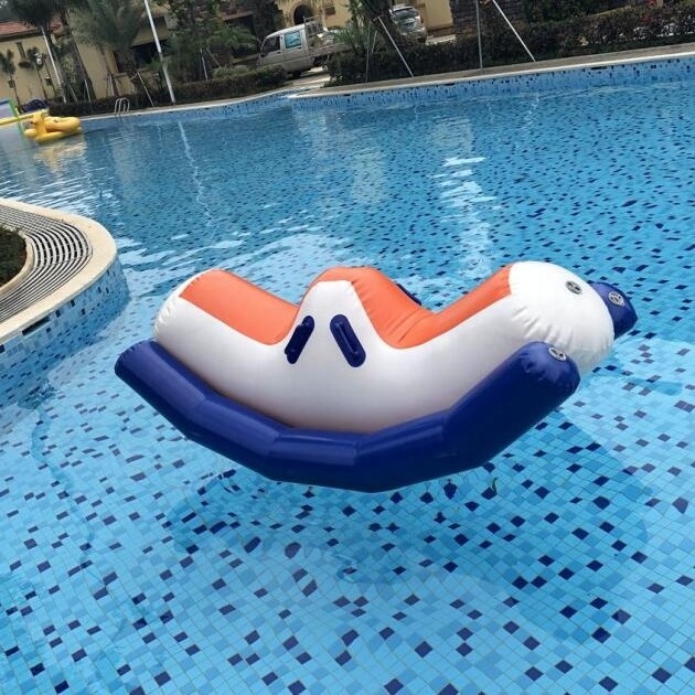 Inflatable Pool Toys Floats Water Game Seasaw Inflatable Totter for Water Park