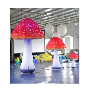 High Quality Giant Inflatable Mushroom with Led Lights for Sale