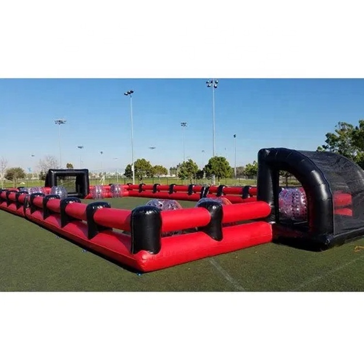 commercial high wall inflatable bubble soccer field football pitch for sale