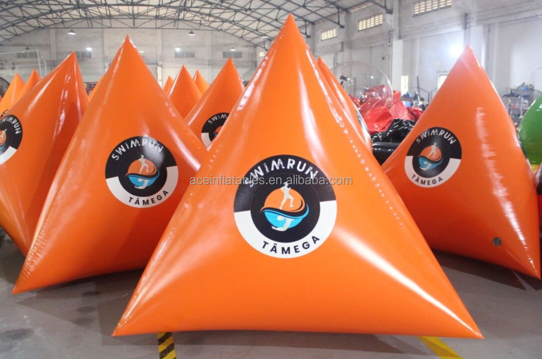 Water Play Equipment Inflatable Swim Buoy Markers Inflatable Floating Water Buoy