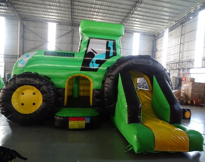 inflat bounci castillos inflable kids Inflatable Tractor bouncing castle Inflatable Jumping Castle bounce house with slide