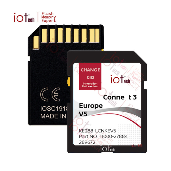 iotech Custom Change GPS Navigation SD Card Changeable 2020 C3V5 Pre-Loaded Map Update for Nissan Connect 3 V5 Cid