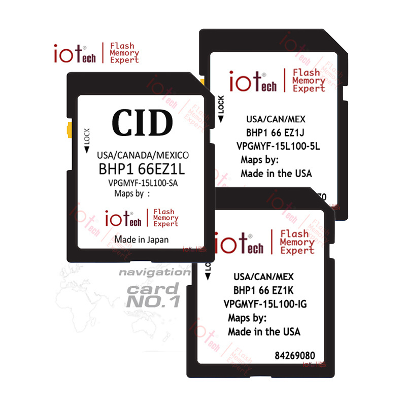 iotech Custom Change GPS Navigation SD Card Changeable 2020 C3V5 Pre-Loaded Map Update for Nissan Connect 3 V5 Cid