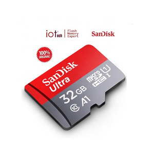 Wholesale SanDisk 16GB 32GB 64GB 128GB MicroSD Cards Ultra Class 10 U3 A1 Custom Camera Cid Flash Memory Micro SD Card