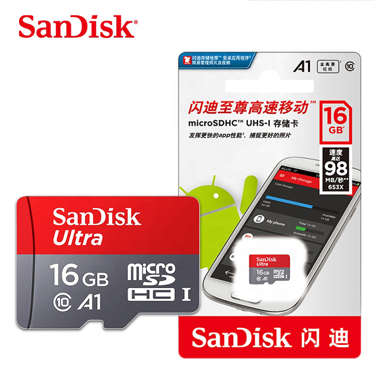 SanDisk memory card ultra A1 128GB 256GB 100mb/s micro SD Card 32gb class 10 SDXC 64gb Ultra SDHC 16gb UHS-I memory TF Card