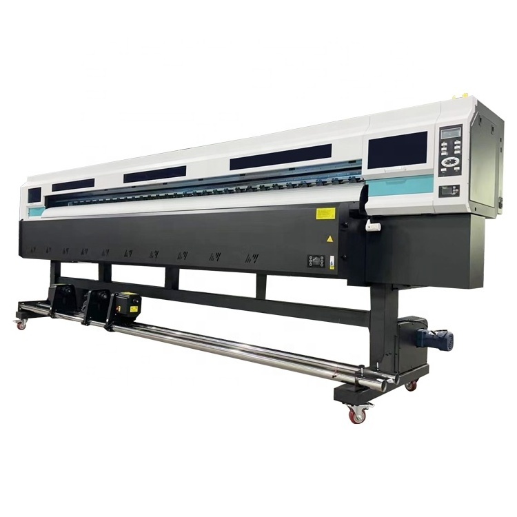 i1600 i3200 head digital poster inkjet printer plotter wallpaper printing machine for vinyl flex banner 3.2m eco solvent printer