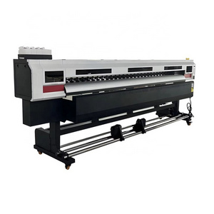 i1600 i3200 head digital poster inkjet printer plotter wallpaper printing machine for vinyl flex banner 3.2m eco solvent printer