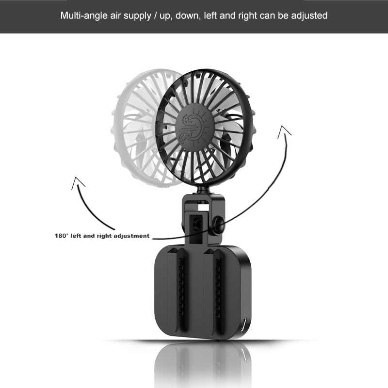 Factory Direct Sales High Quality Portable Small Clip hat Fan Solar Mini rechargeable fan