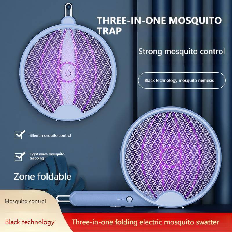 Rechargeable Trap Lamp Fly Trap Lamp Mosquito Killer Electric Mosquito Swatter