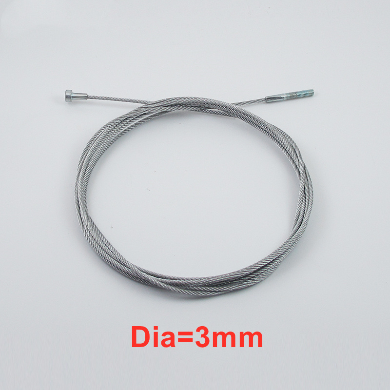 Elevator Parts Door Rope Landing Hall Door Steel Wire Rope 3mm