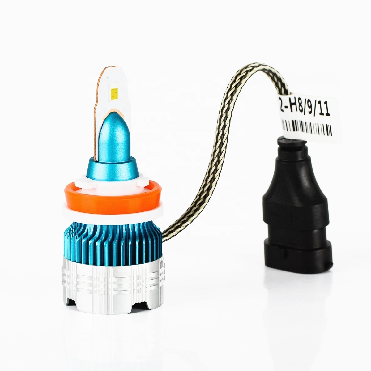 H9 Mi2 car headlight bulb white/amber light for car led headlight H1 H3 H4 H7 H8 H11 H13 9004 9005 9006 9007 9012 5202 880 881