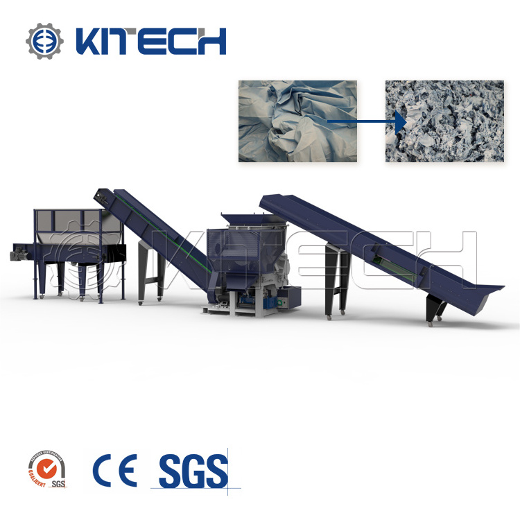 Plastic PP PE LDPE EPE EPS Foam Nylon Rope Yarn Single Shaft Shredder Machine Prices