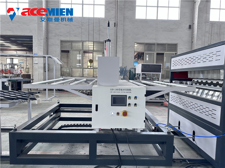 high output Plastic UPVC PVC ASA Synthetic Resin Corrugated Roofing Sheet tile Making Machine glazed roof panel extruder machine