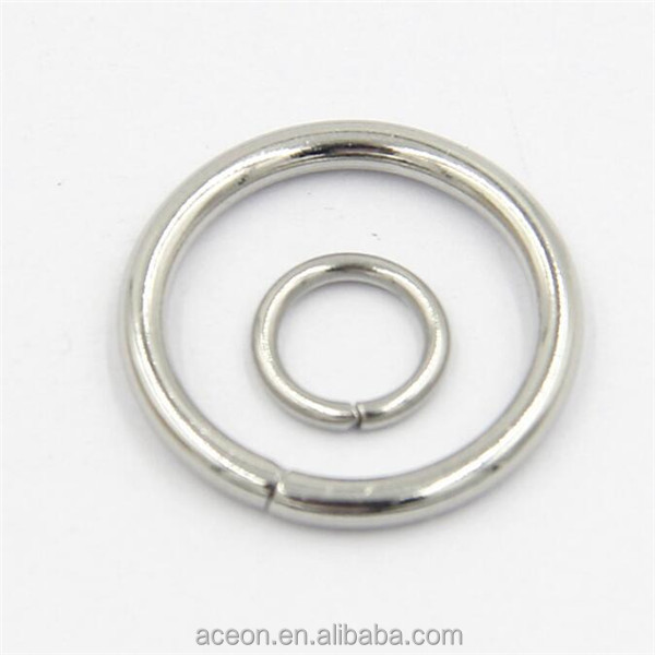 Yiwu Aceon Stainless Steel Jewelry Findings Wholesale Closed Jump Ring