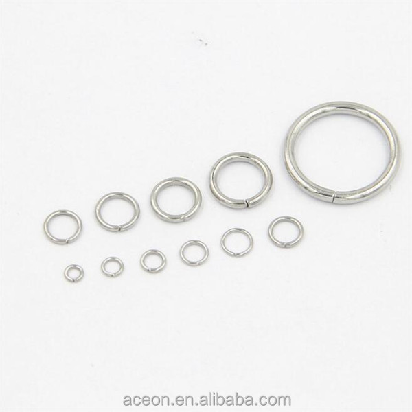 Yiwu Aceon Stainless Steel Jewelry Findings Wholesale Closed Jump Ring